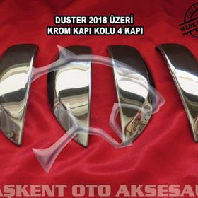 Dacia Duster 2018 Üzeri 4 Kapı Krom Kapı Kolu