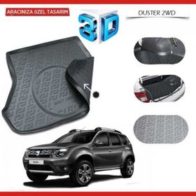 Dacia Duster 2018 Ve Sonrası 3d Bagaj Havuzu