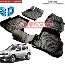 Dacia Duster 2wd 3D Havuzlu Paspas