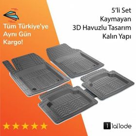 Dacia Duster 4x2 2010-2017 Siyah 3D Havuzlu Paspas