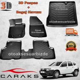 Dacia Duster 4x2 2010-2018 3d Bagaj Havuzu