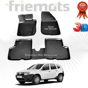 Dacia Duster 4x2 2010-2018 3D Havuzlu Paspas