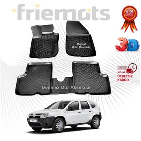 Dacia Duster 4x2 2010-2018 3D Havuzlu Paspas