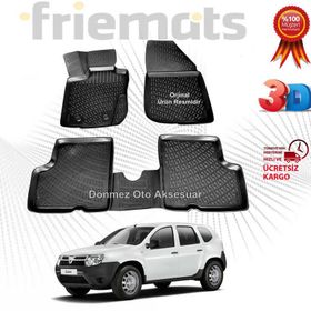 Dacia Duster 4x2 2010-2018 3D Havuzlu Paspas
