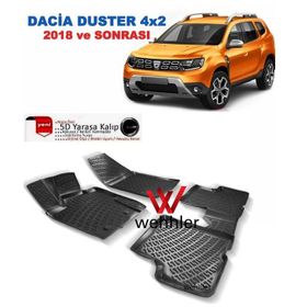 Dacia Duster 4x2 2018 Sonrası 3D Havuzlu Paspas