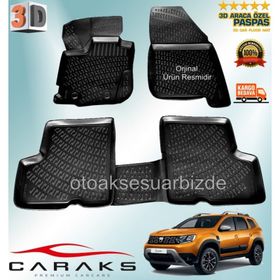 Dacia Duster 4x2 2018 Sonrası 3D Havuzlu Paspas