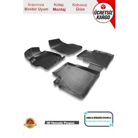 Dacia Duster 4x2 2WD 2016 Model 3D Havuzlu Paspas