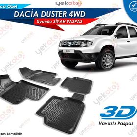 Dacia Duster 4x2 Yeni Yeni Duster 2018 3D Havuzlu Paspas