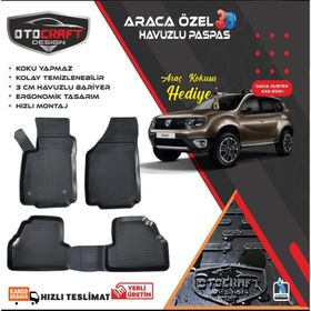 Dacia Duster 4x2 Yeni Yeni Duster 2018 3D Havuzlu Paspas