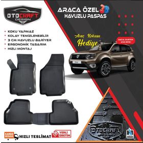 Dacia Duster 4x2 Yeni Yeni Duster 2018 3D Havuzlu Paspas