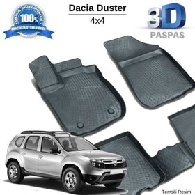 Dacia Duster 4x4 2010-2017 3D Havuzlu Paspas