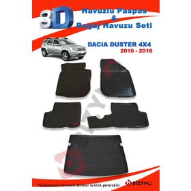 Dacia Duster 4X4 2010-2018 Paspas ve Bagaj Havuzu