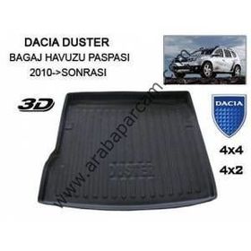 Dacia Duster 4x4 2010 Sonrası Bagaj Havuzu