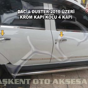 Dacia Duster Paslanmaz Çelik 2010 2017 4 Kapı Krom Kapı Kolu