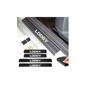 Dacıa Lodgy 4 Adet Karbon Kapı Eşiği Sticker