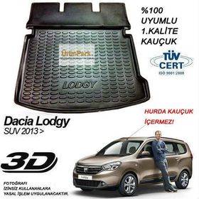 Dacia Lodgy Havuzlu 2013 3D Bagaj Havuzu