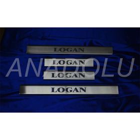 Dacia Logan Lazer Kumlama 2005-2011 4 Parça Krom Kapı Eşiği
