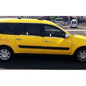 Dacia Logan Mcv 2006-2013 4 Parça Paslanmaz Çelik Cam Çıtası