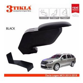 Dacia Logan Mcv 2013 2019 Siyah Çelik Ayaklı Kol Dayama Kolçağı