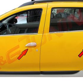 Dacia Logan Mcv 2013 Üzeri Paslanmaz Çelik 4 Kapı Krom Kapı Kolu