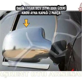 Dacia Logan Mcv Abs 2013 Üzeri Krom 2 Parça Ayna Kapağı