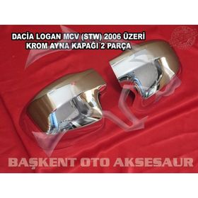 Dacia Logan Mcv Abs 2013 Üzeri Krom 2 Parça Ayna Kapağı