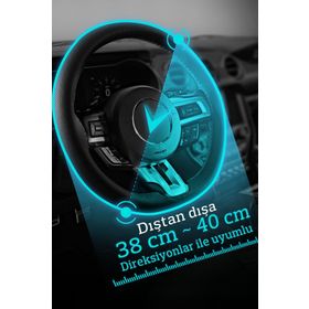 Dacia Logan Siyah Direksiyon Kılıfı