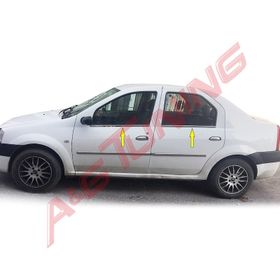 Dacia Logan Takımı 2008 Üzeri Paslanmaz Çelik Krom Cam Çıtası