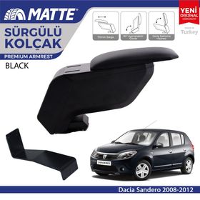 Dacia Sandero 2008 2012 Çelik Ayaklı Siyah Kol Dayama Kolçağı