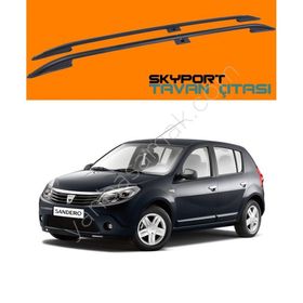 Dacia Sandero 2008 Sonrası Siyah Port Bagaj Tavan Çıtası