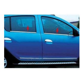 Dacia Sandero 2013 Üzeri 4 Parça Krom Cam Çıtası