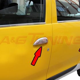 Dacia Sandero 2013 Üzeri Paslanmaz Çelik 4 Kapı Krom Kapı Kolu