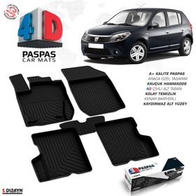 Dacia Sandero 4D Havuzlu 2008 Sonrası Paspas ve Bagaj Havuzu