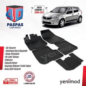 Dacia Sandero 4D Havuzlu 2008 Sonrası Paspas ve Bagaj Havuzu