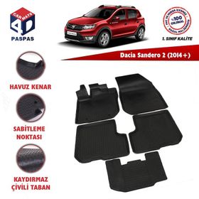 Dacia Sandero 4D Havuzlu 2008 Sonrası Paspas ve Bagaj Havuzu