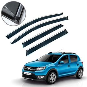 Dacia Sandero Stepway 2013-2019 Krom Çıtalı Cam Rüzgarlığı