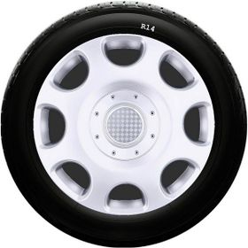 Dacia SKS-SJS 208 14 İnç 4 Adet Kırılmaz Jant Kapağı