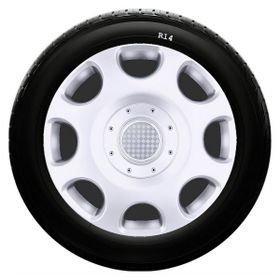 Dacia SKS-SJS 208 14 İnç 4 Adet Kırılmaz Jant Kapağı