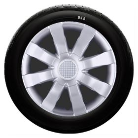 Dacia SKS-SJS 323 15 İnç 4 Adet Kırılmaz Jant Kapağı