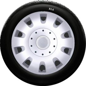 Dacia SKS-SJS 401 16 İnç 4 Adet Kırılmaz Jant Kapağı