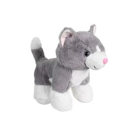 Dada Kedi Gri 36 cm Peluş Oyuncak