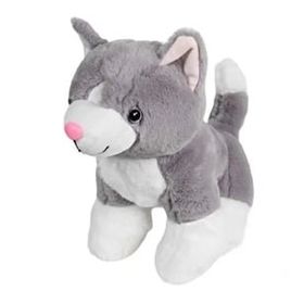 Dada Kedi Gri 36 cm Peluş Oyuncak