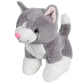 Dada Kedi Gri 36 cm Peluş Oyuncak