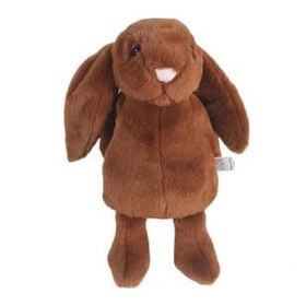 Dada Uyku Arkadaşı Tavşan Koyu Kahve 34 cm Peluş Oyuncak