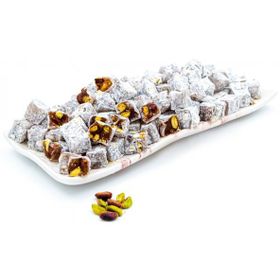 Dadak Lokum Ve Kuruyemiş 5 kg Pudra Şekerli Antep Fıstıklı Mini Lokum
