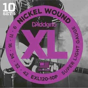 Dadario EXL120-10P 10 Set Elektro Gitar Tel Seti