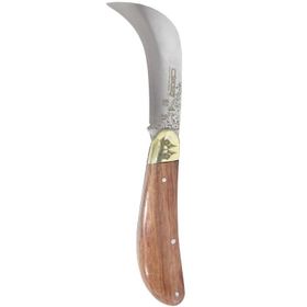 Dadaş 19 cm Bursa Eğri Ağız Ahşap Sap Aşı Bıçağı