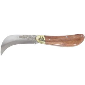 Dadaş 19 cm Bursa Eğri Ağız Ahşap Sap Aşı Bıçağı