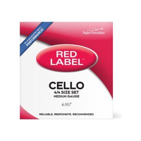 D'addario 6107 Cello Red Label 4/4 Medıum Tensıon Tel Seti