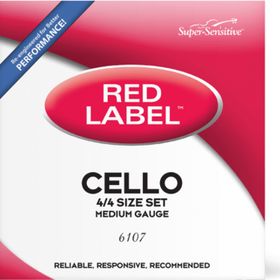 D'addario 6107 Cello Red Label 4/4 Medıum Tensıon Tel Seti